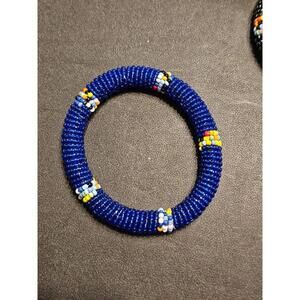 Beaded Roll On Bracelet